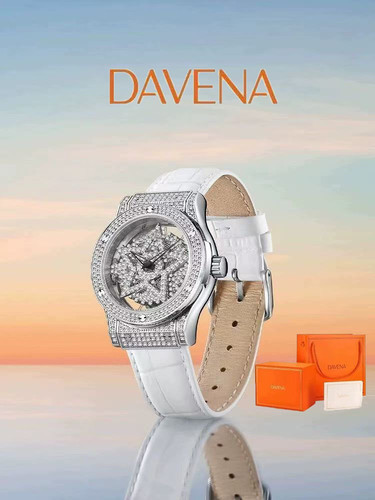 鞠婧祎同款正品DAVENA蒂玮娜时来运转五芒星满天星腕表520礼物