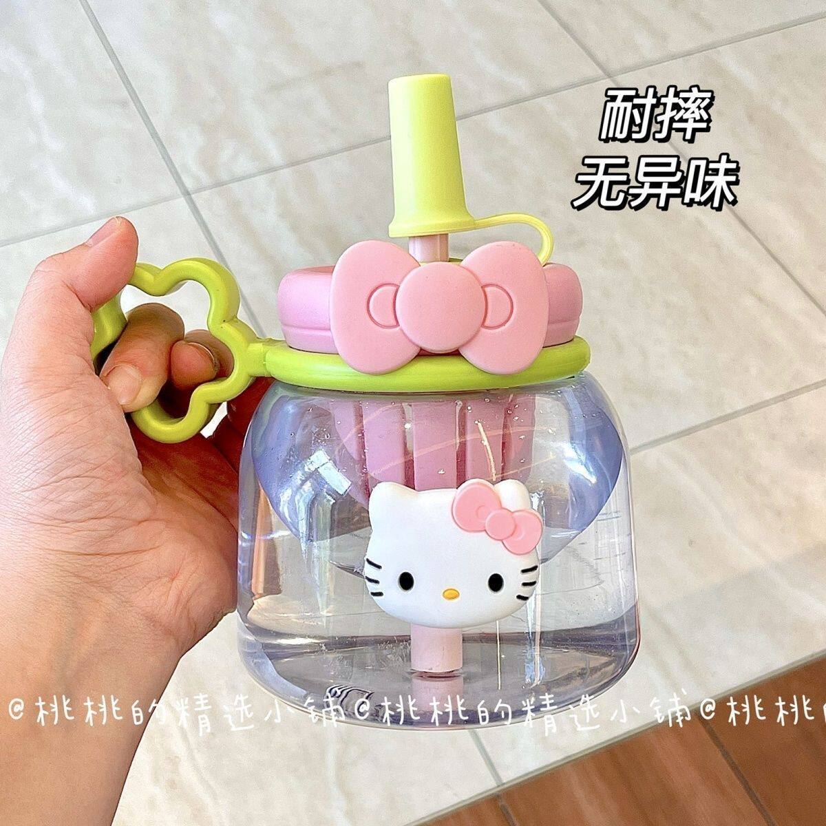 女生高颜值吸管双饮水杯图片