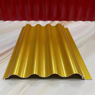 铝合金波浪板金属铝型材半圆波纹铝板无缝拼接卡扣内外墙装饰铝板