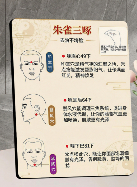 朱雀三啄去油不垮脸中医养生装饰摆件美容院养生馆桌面展示摆台