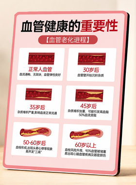 实用社区诊所门店血管健康科普宣传展示牌健康知识装饰摆件