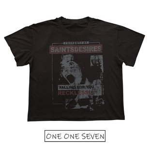 ONEONE SEVEN 欲望暴徒水洗破洞短袖