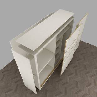 现代实木多层板推拉门衣柜家用免漆板生态板卧室衣橱移门定制柜子