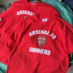 英超 x 阿森纳Arsena 枪手 足球俱乐部球迷版短袖男女夏薄透气T恤