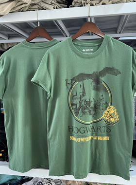 出口订单 哈利·坡特HOGWARTS霍格沃茨周边男女款夏季短袖t恤0719