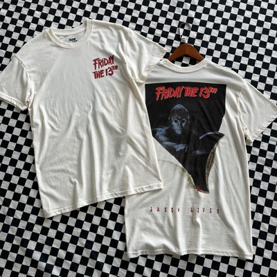FRIDAY THE 13TH JASON13号星期五-杰森 美式复古vintage短袖夏薄