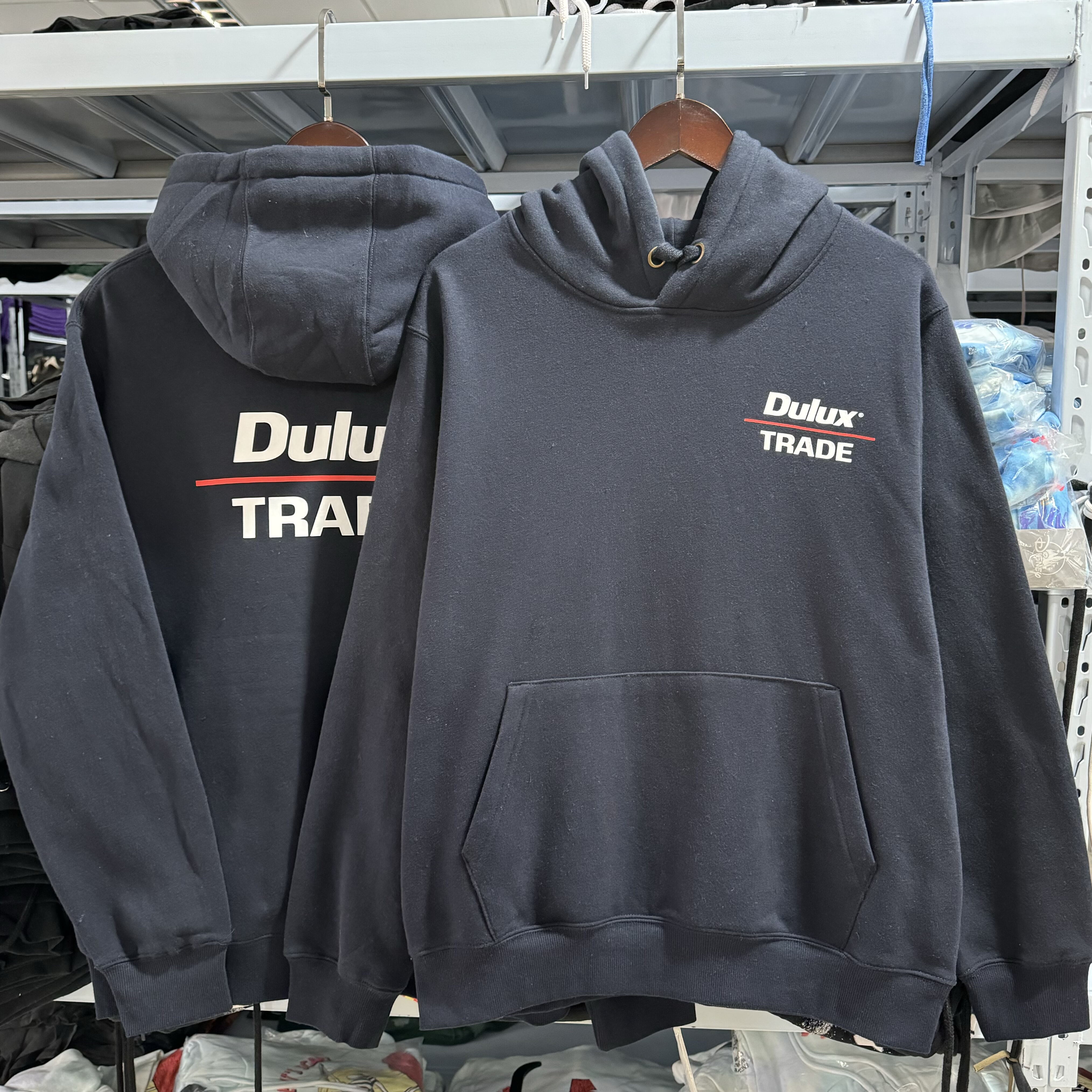 出口单 多力氏TRADE 美式工装连帽卫衣 男女休闲薄绒帽衫简约宽松