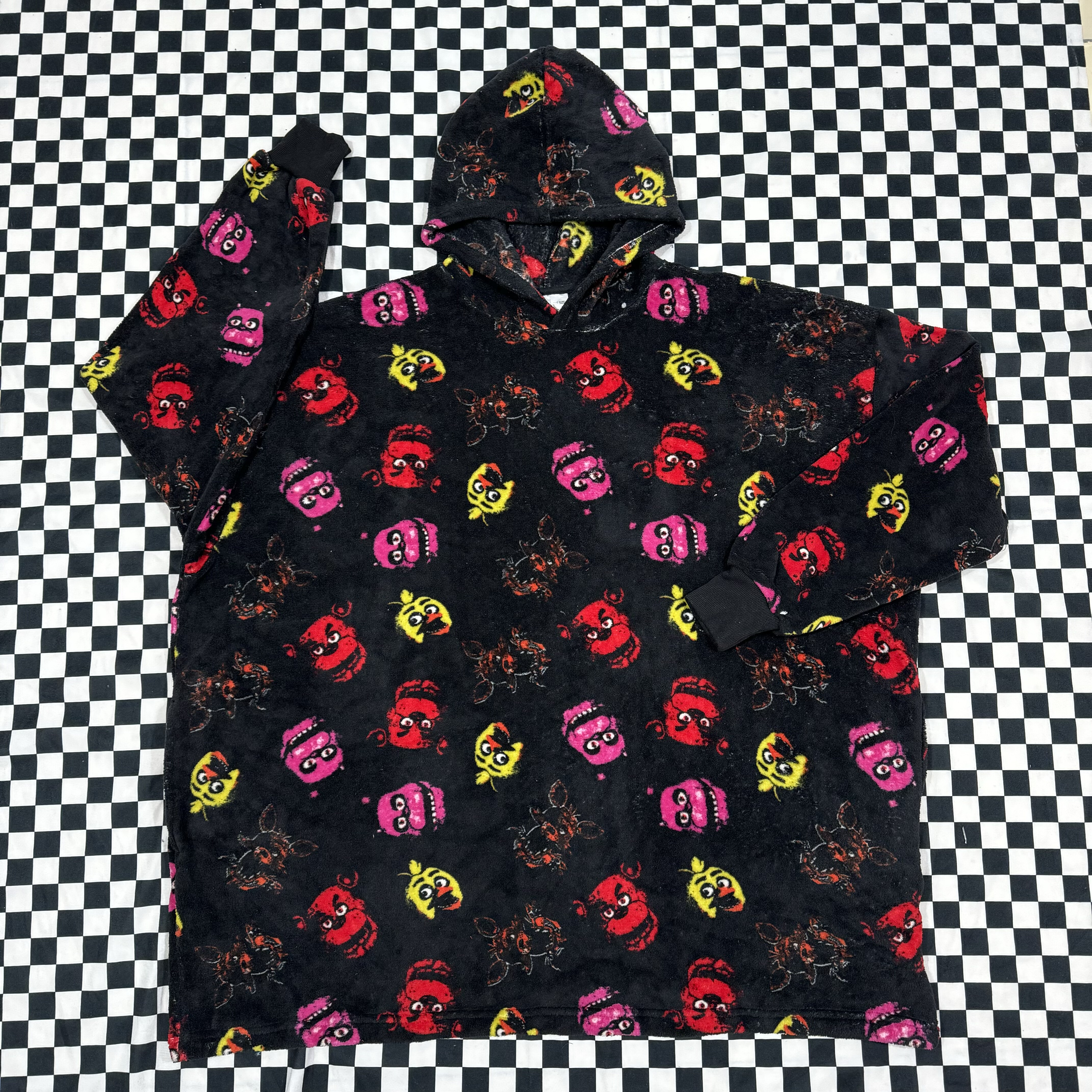 玩具熊周边 珊瑚绒男女慵懒睡衣宽松连帽家居懒人袍睡袍轻便48879