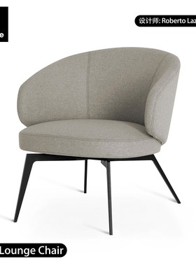 Bice Lounge Chair比斯休闲椅客厅简约现代布艺设计师靠背沙发椅