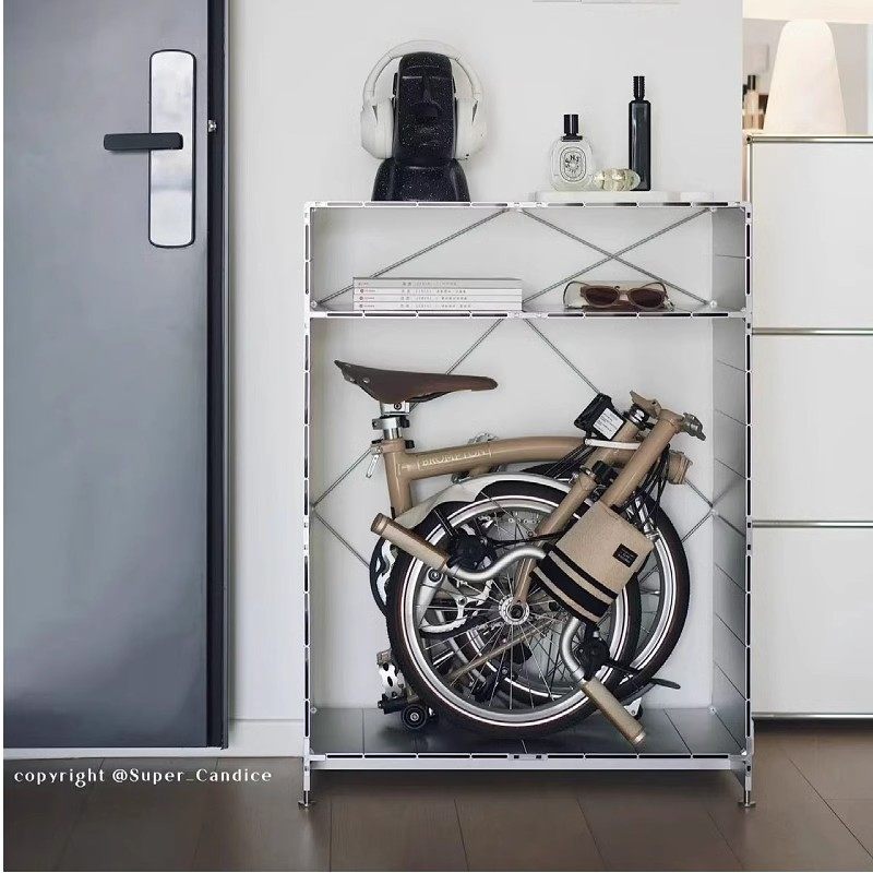 Monstructure蒙斯特定制模块组合柜DIY铝合金置物架ins金属小布柜