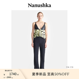 季 NANUSHKA 末折扣 拼接材质手帕上衣 女士 NYSSA