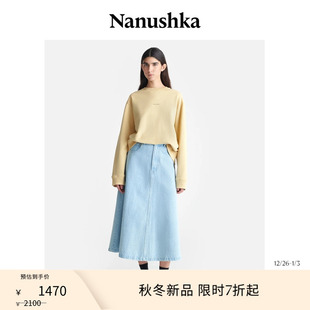 秋冬新品 宽松休闲长袖 NANUSHKA REMY 字母卫衣 男女同款