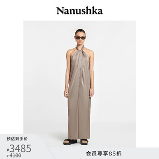 女士 抹胸连衣裙 ELIMA 新品 NANUSHKA 夏季 简约休闲挂脖中长款