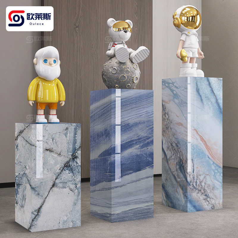 欧莱斯奢石岩板展示台底座定制