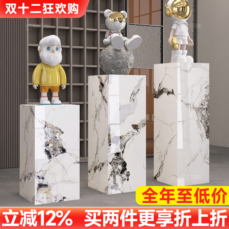 新型大理石装饰柱摆件底座直营