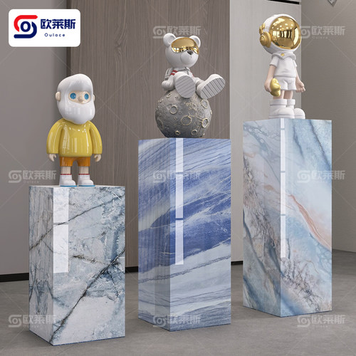 欧莱斯奢石岩板展示台底座定制