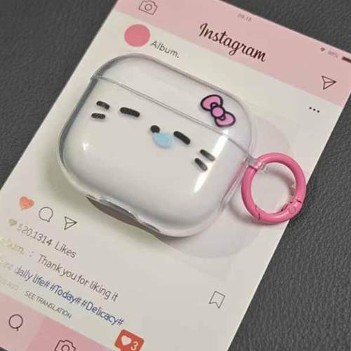 睡着猫咪atombuds plus适用于x1漫步者x5pro花再zeroair保护zeropro耳机套evoair蓝牙evopro耳机套zeroclip壳