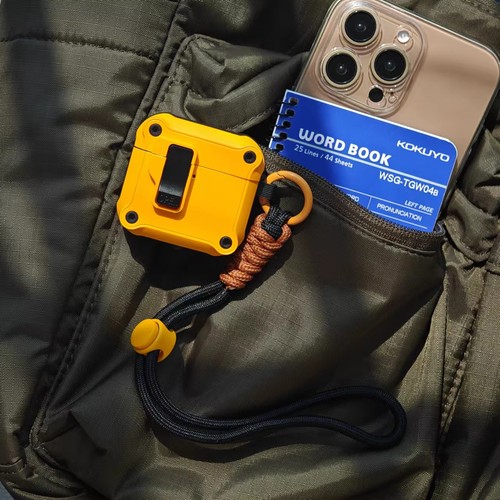 磁力弹盖机甲适用于华强北8代pro3保护套苹果airpodspro3降噪蓝牙耳机套airpods2代airpods4防摔挂式保护壳