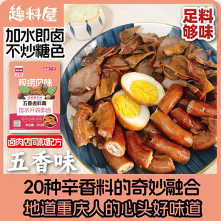 趣料屋 五香卤料包200g秘制配方重庆卤肉料包商用家用卤菜调味料