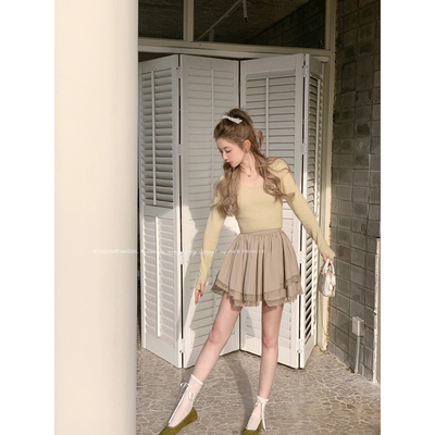 【福利6折清仓】csk丘比特 芭蕾少女Ballet30浣熊绒羊毛针织衫