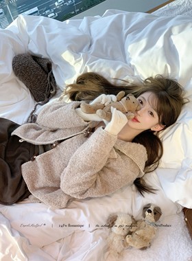 【福利6折清仓】csk丘比特“是小麻薯！”特种羊毛外套短裤