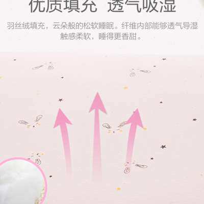 小绵羊宝宝枕全棉A类可水洗儿童舒适定型枕婴儿枕头芯幼儿园3-6岁