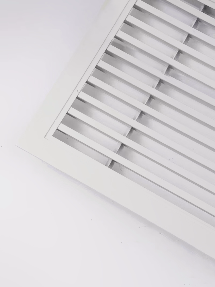 中央空调出回风口百叶窗格栅定制加长新风吊顶进送暖气通排风管机