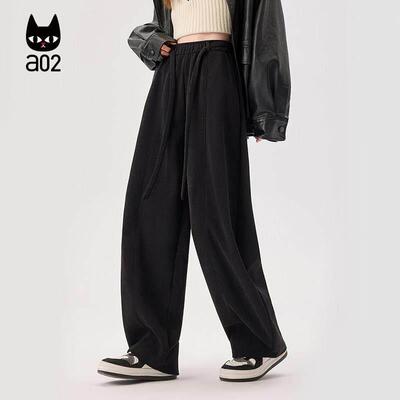 a宽搭松多色百Z0加加厚保暖休闲裤子女季2DBP0GG252新款冬绒百搭