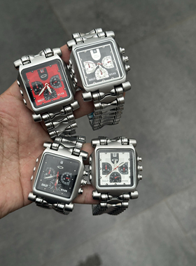 Richtramp原创新款非oakley方形大表盘防水夜光时尚潮流男士手表