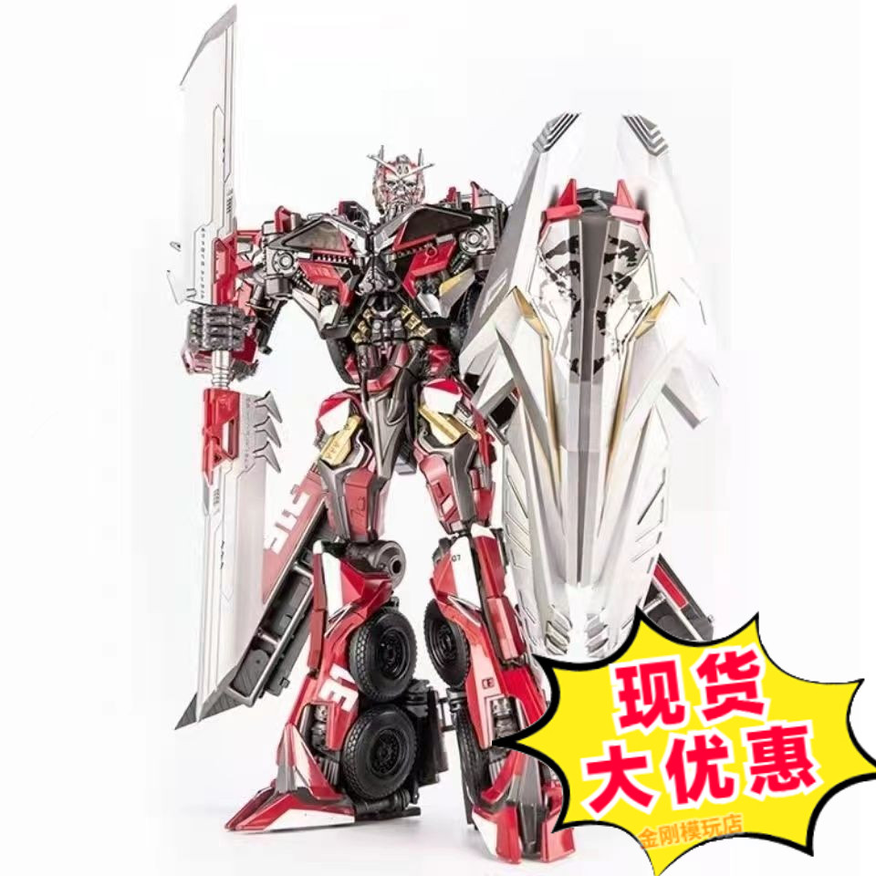 OV01 Enemy Transformation Toy Fire Truck Modified SS Enlarged Alloy Car Robot Model Boy