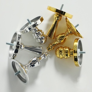 模特头盖替换顶部配件男女童电镀头盖金色银色多造型