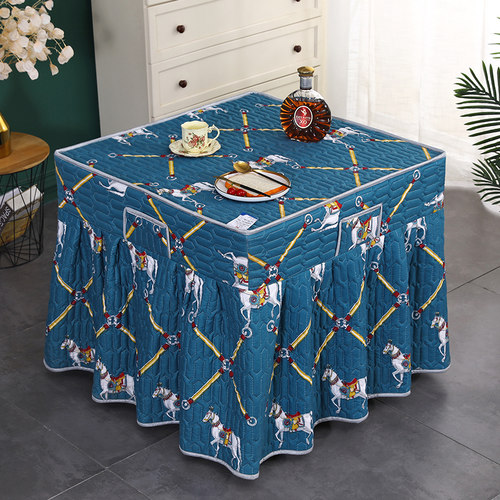 新款裙摆烤火罩电暖炉罩套正方形