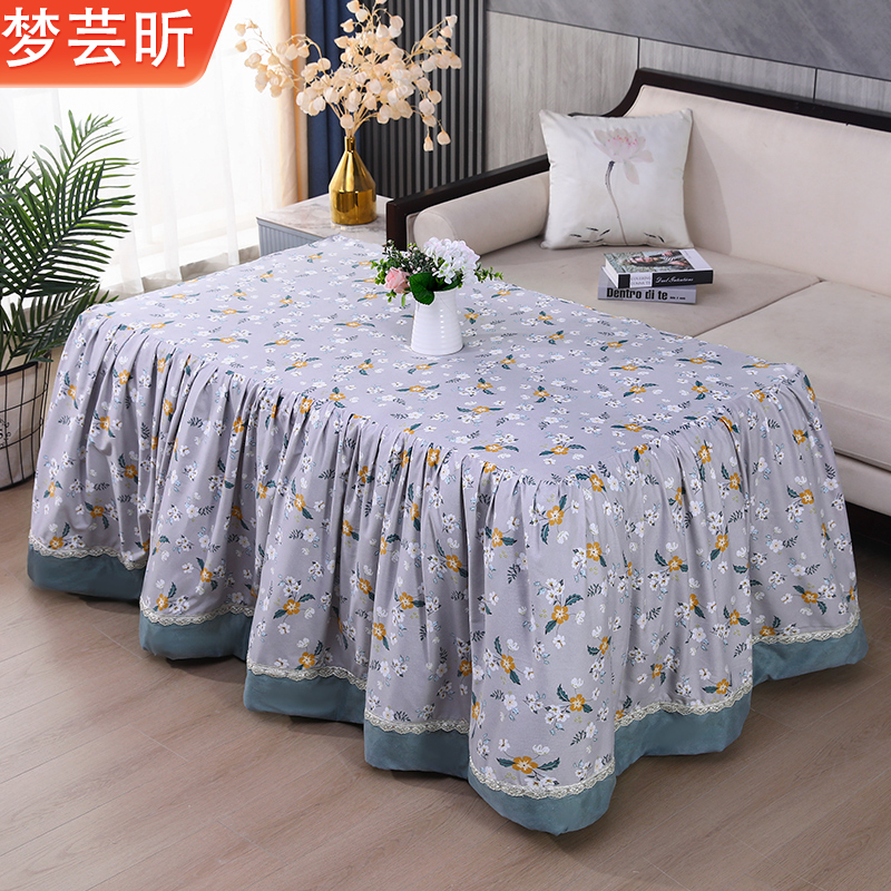 [被套+内胆]新款可拆内胆烤火罩长方形加厚烤火被取暖桌罩电炉罩