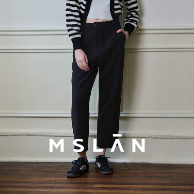修饰腿型显瘦裤子MALAN通勤休闲