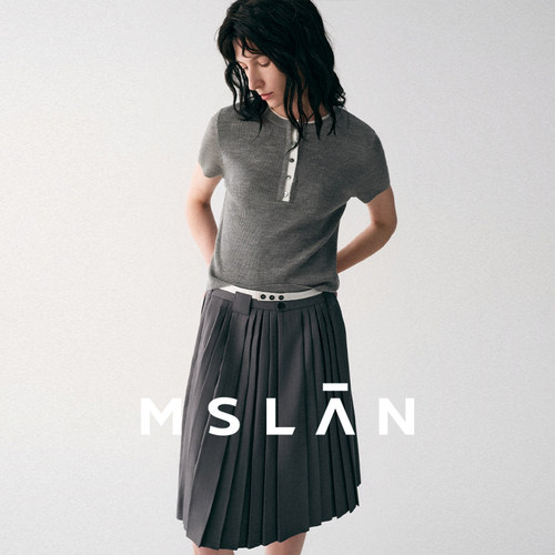 爆款单品|MSLAN垂感MIU风百褶裙