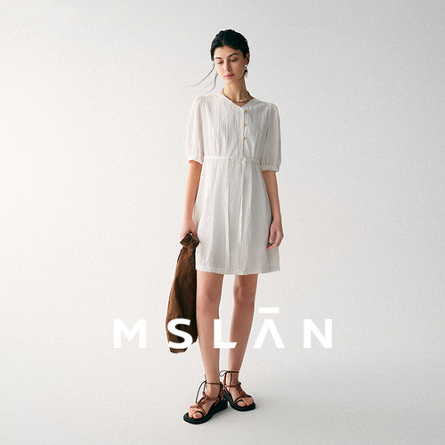 小蛮腰/MSLAN度假风凉感连衣裙