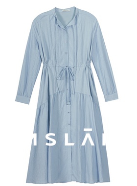 MSLAN丨春季层次感好打理系带分割设计连衣裙MGCT402