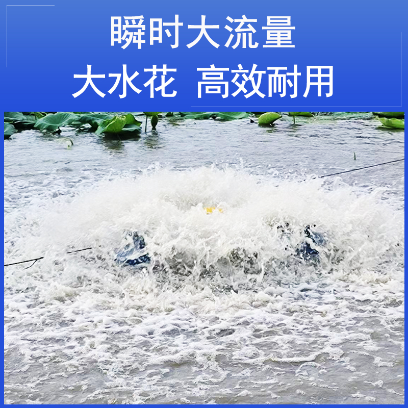 永磁变频鱼塘增氧机大型池塘养殖增氧泵全自动叶轮氧气泵三相220v