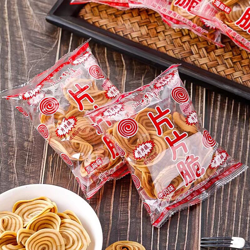 猫耳朵潮汕特产片片脆香酥脆膨胀油炸怀旧零食片片香休闲小吃