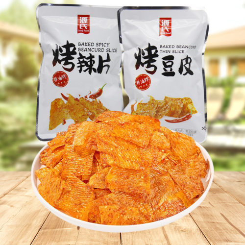 源氏大辣片火爆烤豆皮一根筋整包