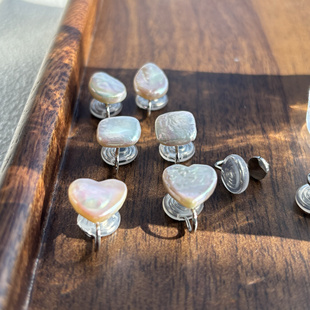 天然巴洛克珍珠耳夹女无耳洞新款超火耳环2025新款爆款女人味耳饰