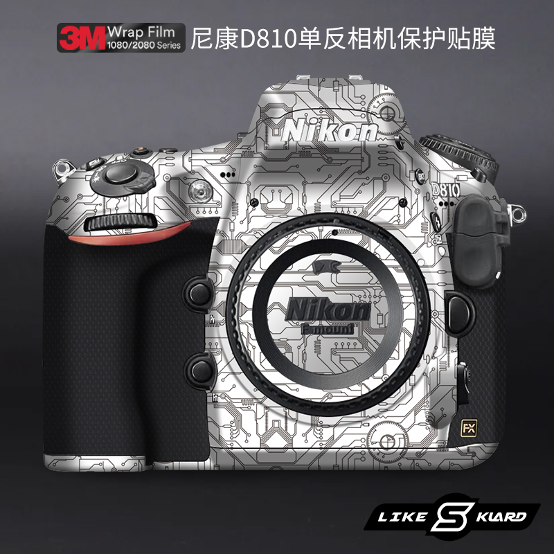 适用于尼康D810相机保护贴膜Nikon 810单反机身贴皮迷彩镜头贴纸