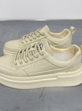 男鞋高感百搭休闲白色板鞋男士厚底小白鞋男款软底鞋子