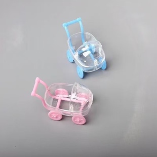 微缩食玩收纳篮娃娃屋迷你超市购物篮儿童过家家模型玩具购物车