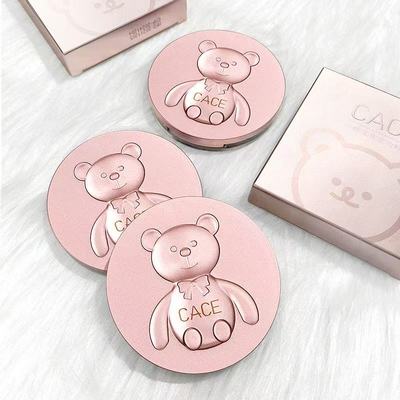 学生党平价粉饼定妆持久自然服帖遮瑕提亮肤色甜妹定妆粉饼