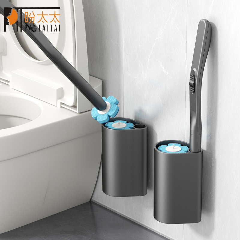 盼太太马桶刷架免打孔