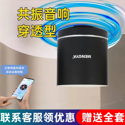 猛牙M7骨传导共振音响WIFI远程控制蓝牙遥控定向穿透型音箱遥控器