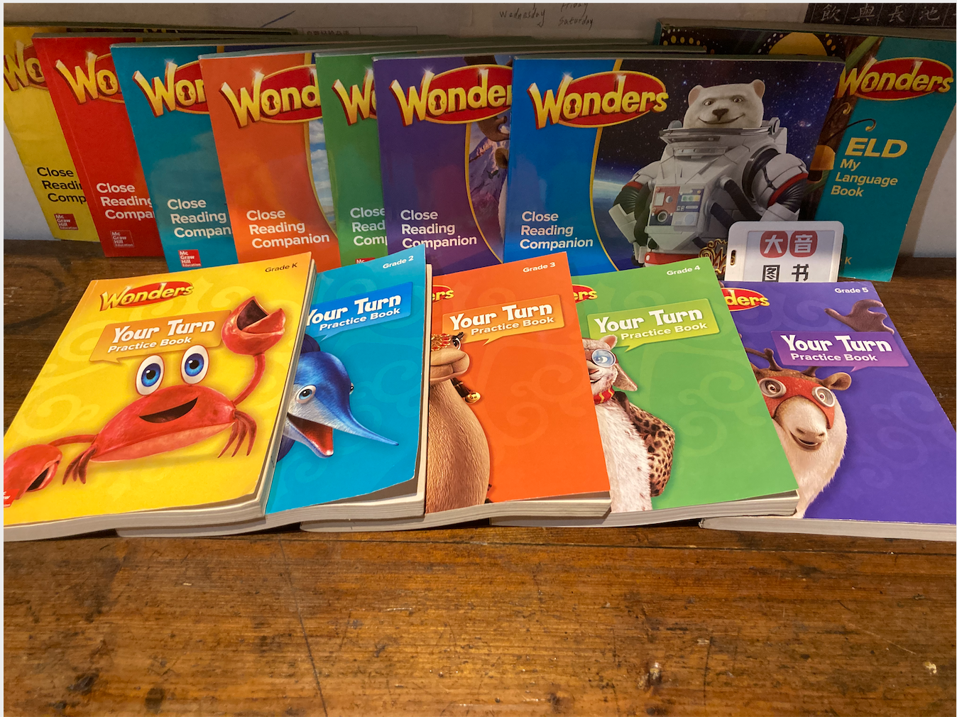 Wonders  Your Turn  Close Reading Companion  练习册 GK-G6