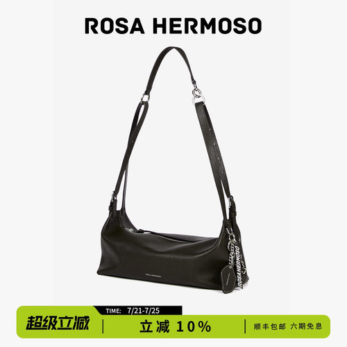万茜同款ROSA HERMOSO/珞赫DADA植鞣斜挎hobo包通勤简约时尚