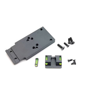 OYg34金属CNC转接板配件oyg17机瞄RMR底板g18c金属后盖电动配件